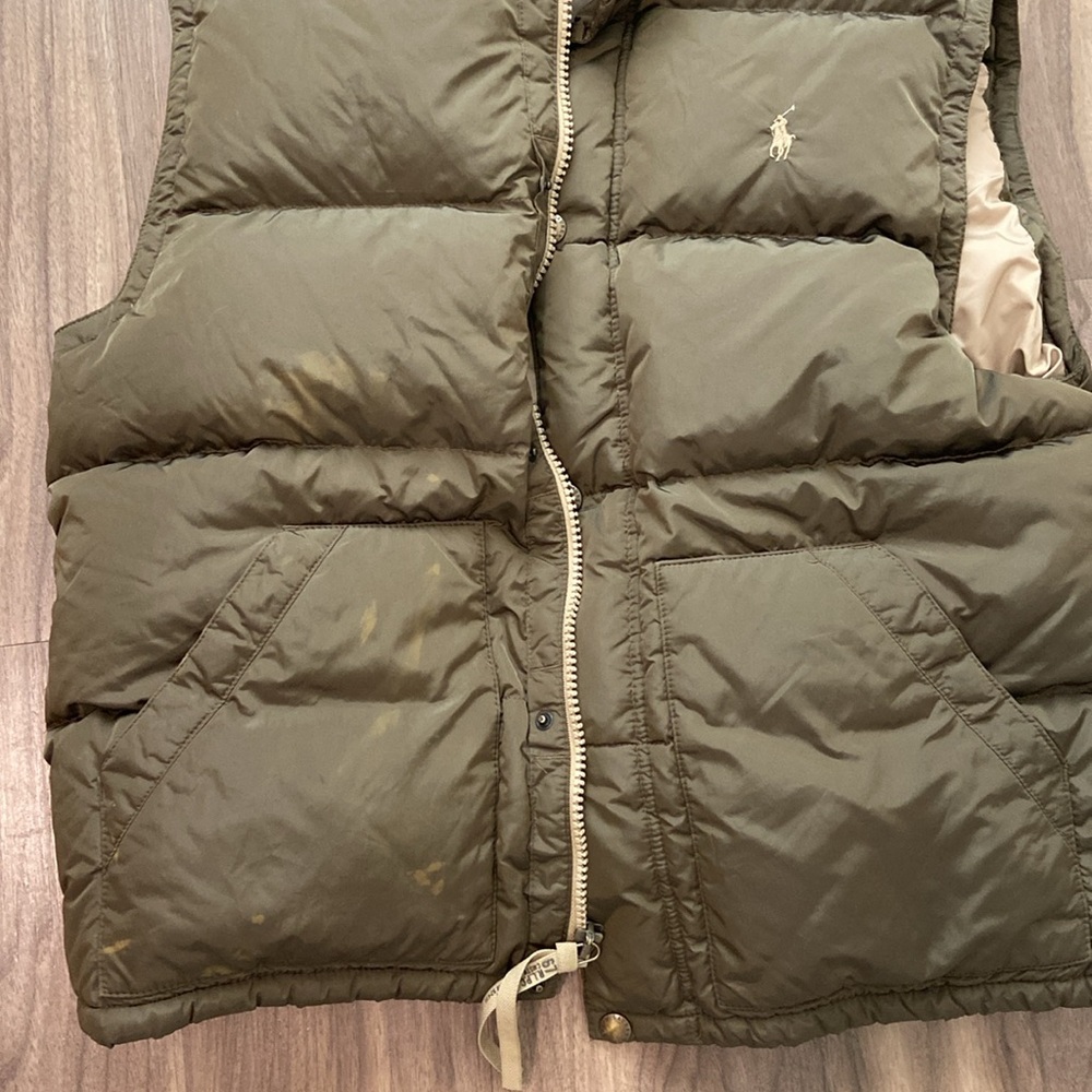 Polo Ralph Lauren Mens Large Bodywarmer Jacket Quilted Down Puffer - Picture 6 of 6